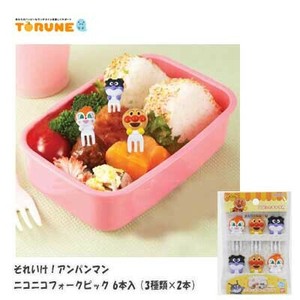 それいけ！アンパンマン ニコニコフォークピック 6本入（3種類×2本） トルネ  お弁当グッズ   2785531