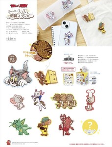 【予約品】トムとジェリー シークレットキラキラ刺繍ステッカー《 7/10(木) 予約〆切り》