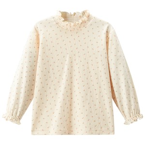 Pre-order Kids' 3/4 Sleeve T-shirt High-Neck Shirring [A/W NEW]