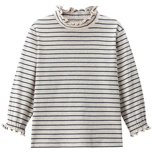 Pre-order Kids' 3/4 Sleeve T-shirt High-Neck Shirring [A/W NEW]