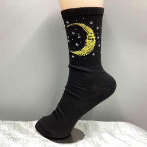 短袜 黑 女士 袜子 星星