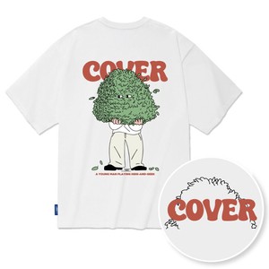 【2025春夏新作】COVER ユニークイラストプリントTシャツ