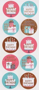Gift Stickers Indigo