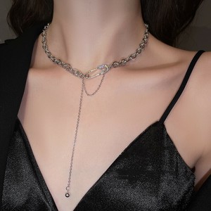 韓国　ネックレス ネックレス レディース　ネックレス シルバー925　メッキ ネックレス シルバー