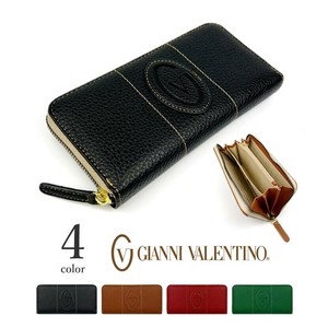 全4色 Gianni Valentino（ジャンニ・バレンチノ）ラウンドファスナー レザー ロングウォレット (6gl071)