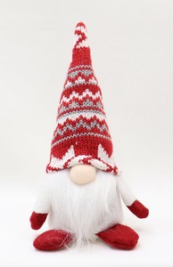 クリスマス【置物】ノルディックサンタS　（レッド）