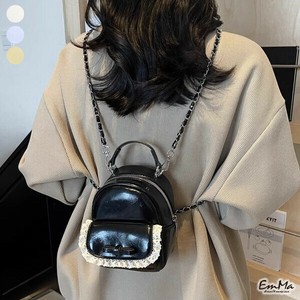 PUミニリュック 刺繍 フェミニン かわいい 細肩紐  【2025SS】 ONK2023