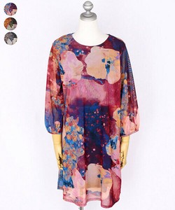 Tunic Tunic Floral Pattern A-Line [2025 NEW]