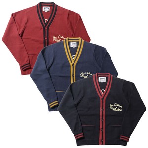 【予約販売】【2025秋冬新作】【HOUSTON】KNIT CARDIGAN（CAR CLUB）