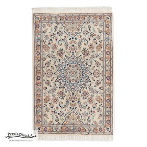 ペルシャ　絨毯　手織　イラン　ウール＆シルク　ラグサイズS　95×146cm　C183_BE