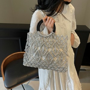 トートバッグ  束口 編みバッグ レディース ファッション   MBQ1318