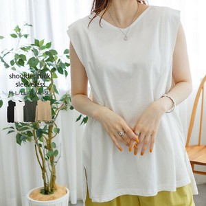 T-shirt Ladies fashion Sleeveless Cut-and-sew