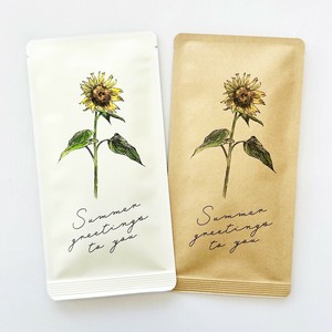 お茶メール（夏・Summer greetings_ヒマワリ・和紅茶ティーバッグ 3g×5）【紅茶/アイスティー/ギフト】