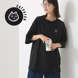 T-shirt T-Shirt Cat Short-Sleeved T-Shirt Patch [S/S NEW]