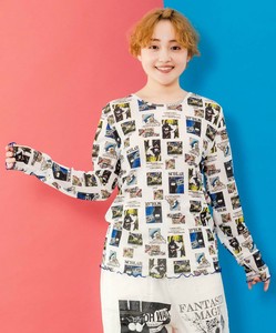 アート・宇宙・花柄 3柄展開 接触冷感シアーロンT