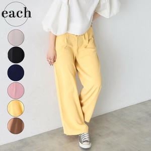【each 新作】とろみドロストワイドパンツ 　定番人気　2025人気 2025SS each東京