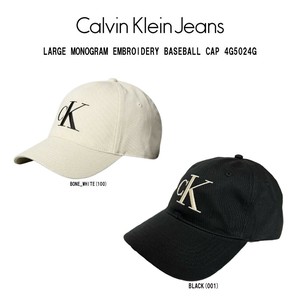 Calvin Klein(カルバンクライン)ck キャップ 帽子 ロゴ モノグラム コットン 4G5024G