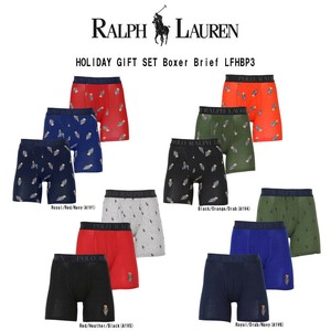 POLO RALPH LAUREN(ポロ ラルフローレン)ボクサーパンツ ボクサーブリーフ 3枚組 メンズ 下着 LFHBP3