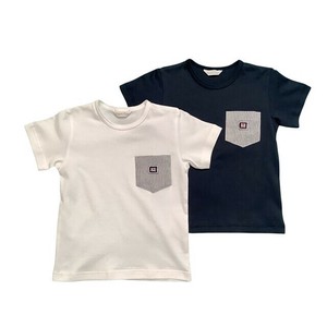 【日本製】【 ベビー子供服】ポケット付きTシャツ［80〜140cm］
