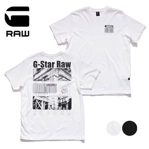ジースター ロウ【G-STAR RAW】BARCODE BACK GRAPHIC LOOSE T-SHIRT メンズ Tシャツ 半袖 ロゴ トップス