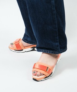 【pied du lapan】 ストラップ付スポーツサンダル　サンダル　春夏　シンプル　面ファスナー