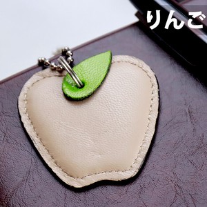 Key Ring Apple Rings Synthetic Leather Handmade Vintage