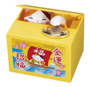 【貯金箱】新開運！招き猫BANK　Lucky Cat Coin Bank