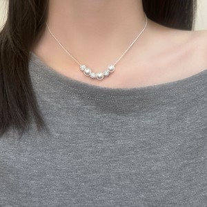 韓国　ネックレス ネックレス レディース　ネックレス シルバー925　メッキ ネックレス シルバー