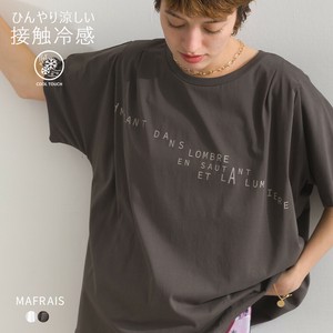 T 恤/上衣 冷感 短袖 棉 春夏