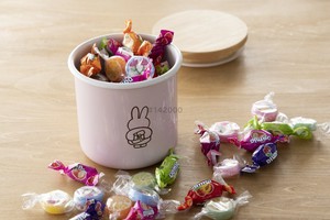 富士珐琅 保存容器/储物袋 密封罐 粉色 Miffy米飞兔/米飞 粉彩 9cm