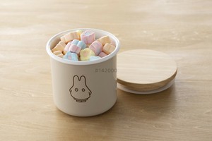 富士珐琅 保存容器/储物袋 密封罐 Miffy米飞兔/米飞 粉彩 9cm