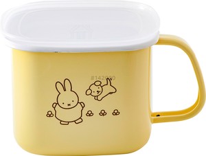 富士珐琅 保存容器/储物袋 Miffy米飞兔/米飞 黄色 粉彩