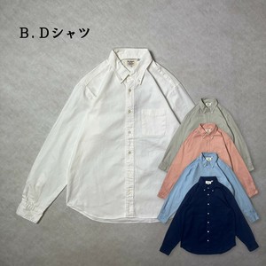 B.D長袖シャツ  レギュラーフィット  日本製　カジュアル　アメカジ　ストリート