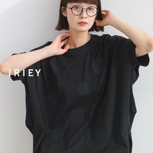 20/-天竺 デザイン ドット 刺繍 コクーン プルオーバー 【 2025夏新作 】