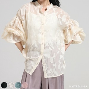 Button Shirt/Blouse Flower
