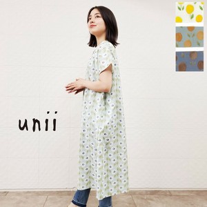 T-shirt Gathered Dress Floral Pattern