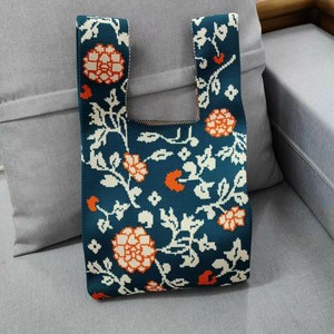 トートバッグ 花柄 ニットバッグ レディース ファッション MBQ1344