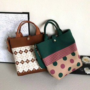 トートバッグ ドット ニットバッグ レディース ファッション MBQ1349