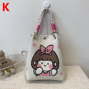 トートバッグ 花柄 ニットバッグ  レディース ファッション MBQ1360
