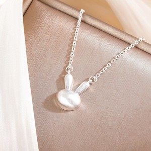 韓国　兎　ネックレス ネックレス レディース　ネックレス シルバー925　メッキ ネックレス シルバー