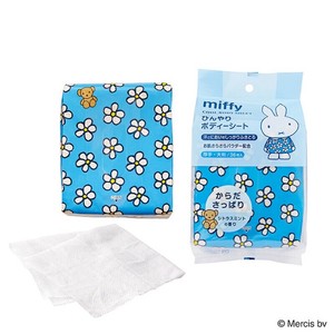【miffy】ミッフィー ひんやりボディシート シトラスミント 日本製【数量限定】