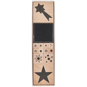 ［輸入スタンプ ］RICO DESIGN スタンプ セット☆星 流れ星 スター☆