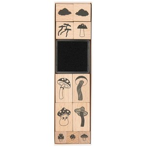 ［輸入スタンプ ］RICO DESIGN スタンプ セット☆きのこ キノコ☆