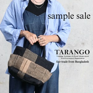 【SAMPLE SALE】バングラデシュ製マルチポケットバッグ 【TARANGO】：NB-356