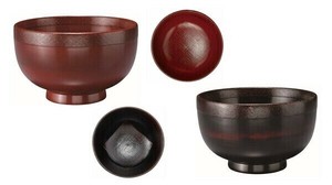 定番のカタチ・程良い大きさ【布貼り耐久加工】wooden/木製布貼り丼　うるし　2種