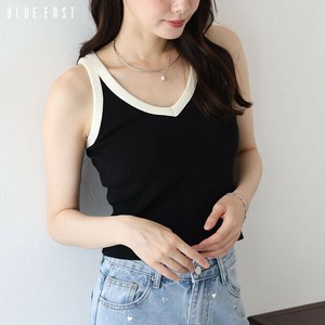 Tank Summer Knit Bicolor 2Way Tank Top [2025 NEW]