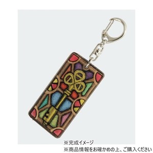 アーテック アートガラスキーホルダーレザー付(長方形) 13206