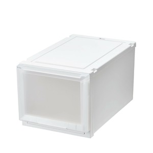 天馬 フィッツケース アドバンス 55-35L 2P ホワイトクリア 2個組　55サイズシリーズ