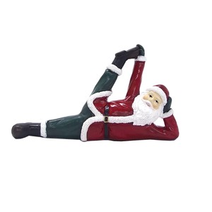 【10月中旬入荷予定】 ☆YOGAサンタ　T　横向きの脚上げのポーズ