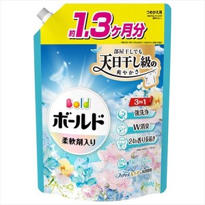 ボールドジェル爽やかフレッシュフラワーサボンの香りつめかえ用超ジャンボサイズ 【衣料用洗剤】